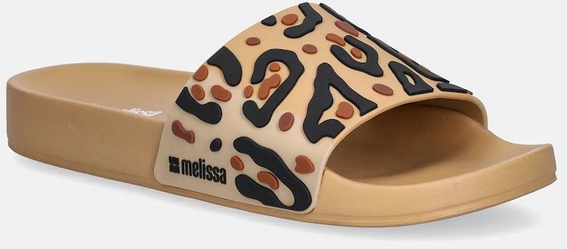 Šľapky Melissa MELISSA ANIMAL PRINT SLIDE AD dámske, hnedá farba, M 36097.BG892