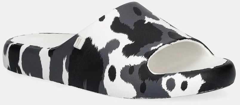 Šľapky Melissa MELISSA FREE PRINT SLIDE AD dámske, čierna farba, M 33973.BC247