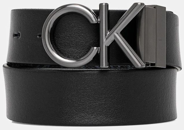 Obojstranný opasok Calvin Klein pánsky, čierna farba, K50K512829