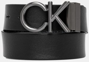 Obojstranný opasok Calvin Klein pánsky, čierna farba, K50K512829
