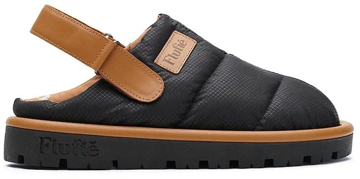 Papuče Flufie Jet Black čierna farba, CLG5001