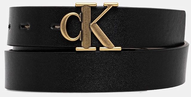 Opasok Calvin Klein Jeans dámsky, čierna farba, LV04K7005G