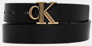 Opasok Calvin Klein Jeans dámsky, čierna farba, LV04K7005G