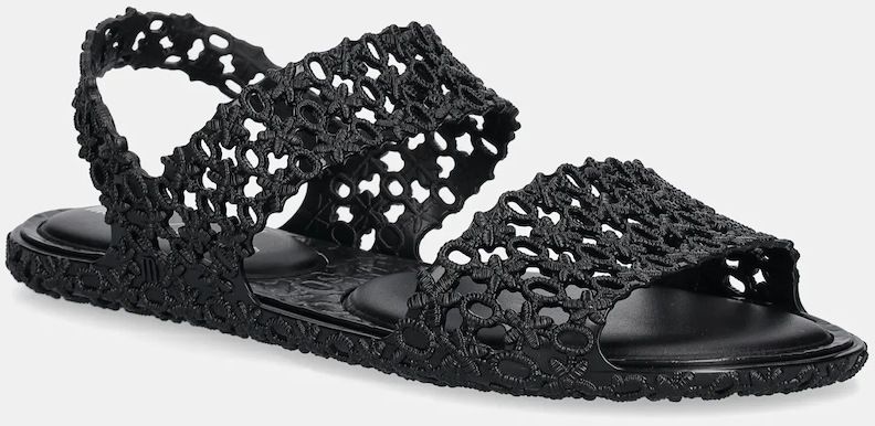 Sandále Melissa MELISSA PANC SANDAL + ISABELA CAPETO dámske, čierna farba, M.33440.54143