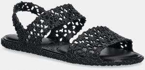 Sandále Melissa MELISSA PANC SANDAL + ISABELA CAPETO dámske, čierna farba, M.33440.54143