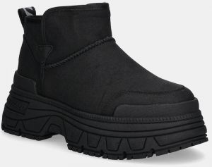 Snehule Buffalo Fusion Slip On Lo Warm čierna farba, 1270112-BLK