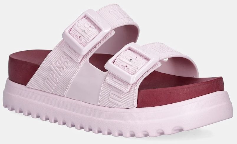 Šľapky Melissa COZY M LOVER PLATFORM AD dámske, ružová farba, na platforme, M.35977.BF907
