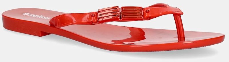 Šľapky Melissa MELISSA HARMONIC M CHIC AD dámske, červená farba, na plochom podpätku, M 35906.BB094