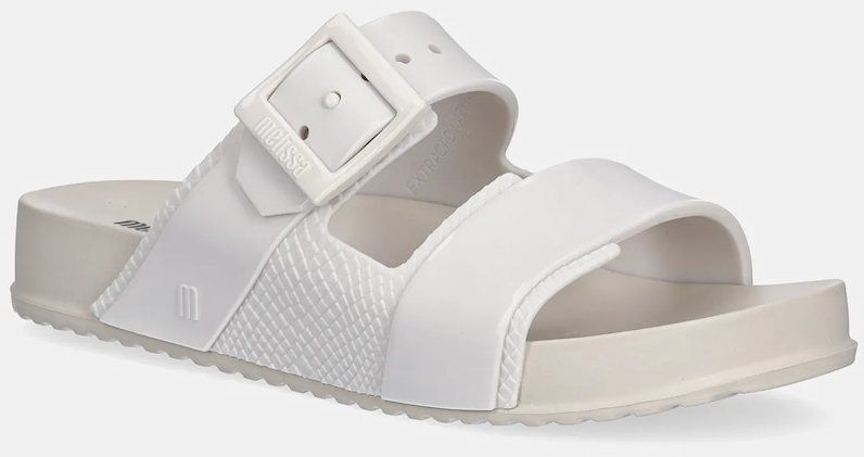 Šľapky Melissa COZY CONNECTION SLIDE dámske, biela farba, M 35832