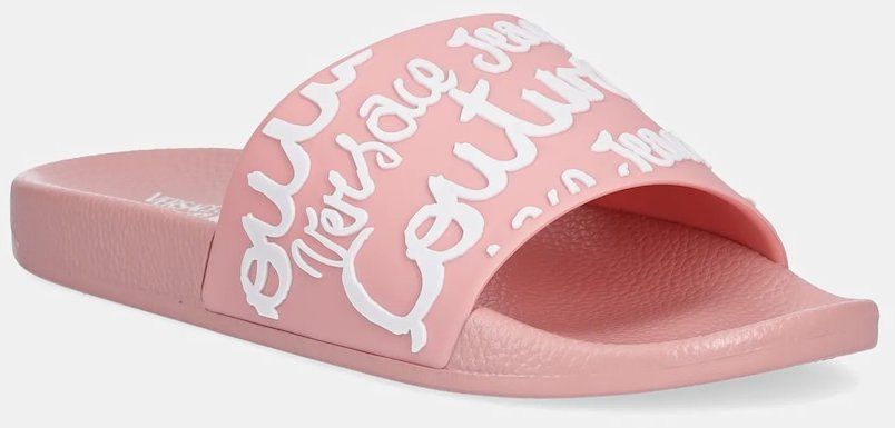 Šľapky Versace Jeans Couture dámske, oranžová farba, 78VA3SQ1 71352 S13