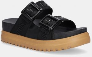 Šľapky Melissa COZY M LOVER PLATFORM AD dámske, čierna farba, na platforme, M.35977.BF905