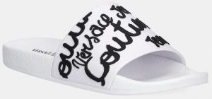 Šľapky Versace Jeans Couture dámske, biela farba, 78VA3SQ1 71352 L02