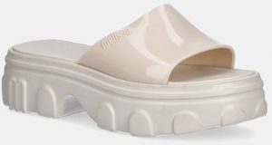 Šľapky Melissa MELISSA ELLA SLIDE AD dámske, béžová farba, na platforme, M 35882.AZ382