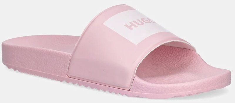 Šľapky HUGO Timein dámske, ružová farba, 50546281