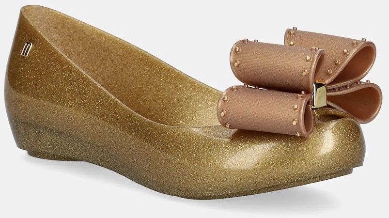 Baleríny Melissa MELISSA ULTRAGIRL CLASSIC BOW AD zlatá farba, M 35965.BC918