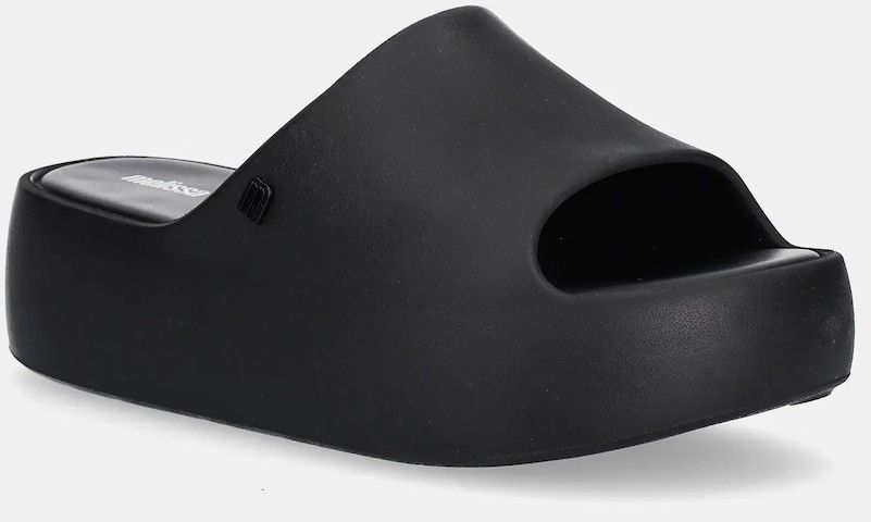 Šľapky Melissa MELISSA FREE PLATFORM SLIDE AD dámske, čierna farba, na platforme, M.35859.S383