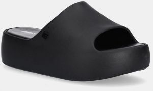 Šľapky Melissa MELISSA FREE PLATFORM SLIDE AD dámske, čierna farba, na platforme, M.35859.S383