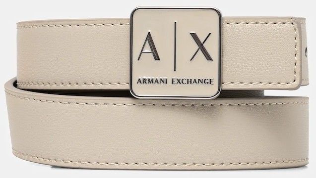 Obojstranný opasok Armani Exchange dámsky, čierna farba, XW000302 AF12038