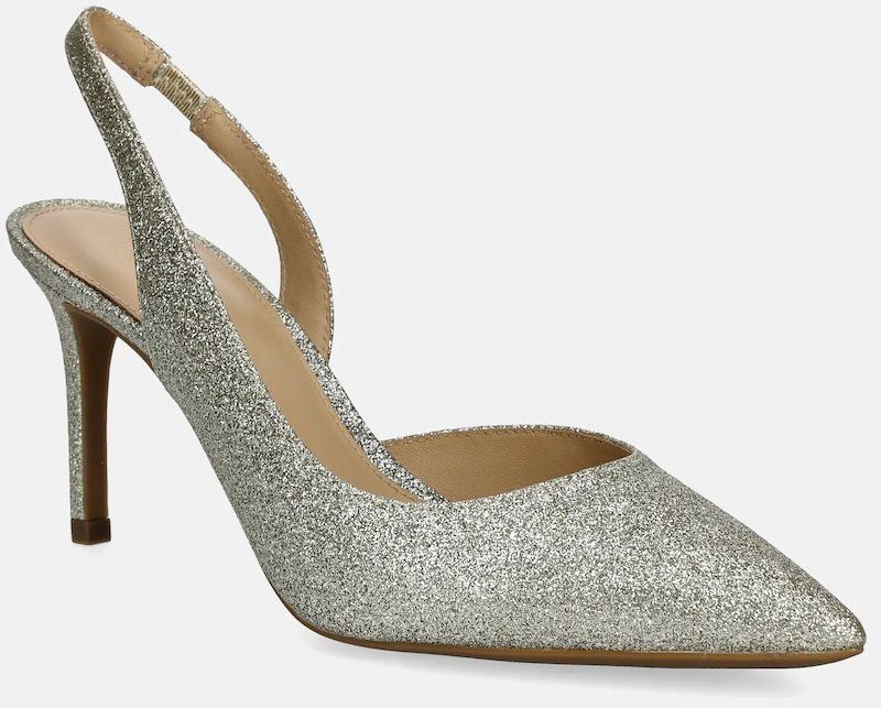 Kožené lodičky MICHAEL Michael Kors Alina zlatá farba, 40S5HNMP2M.740