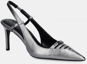 Lodičky Dkny Malden strieborná farba, K1599746