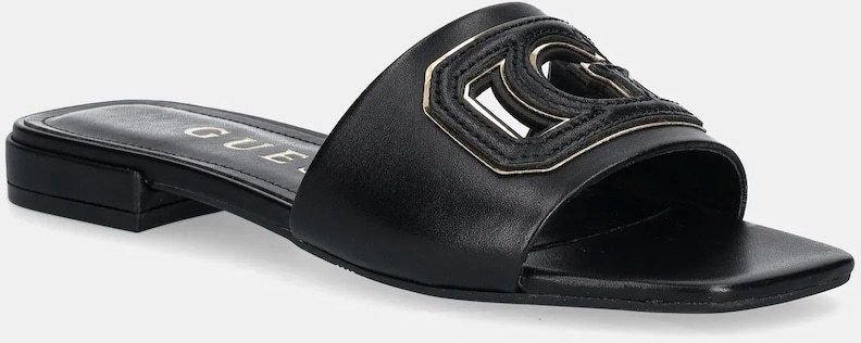 Šľapky Guess TARISHA dámske, čierna farba, FLJTAR LEA19
