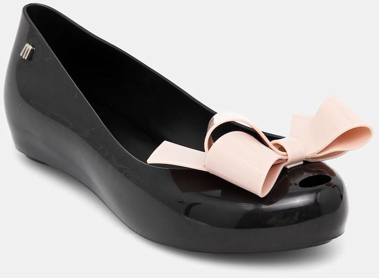 Baleríny Melissa MELISSA ULTRAGIRL CLASSY AD čierna farba, M 36125.BG152
