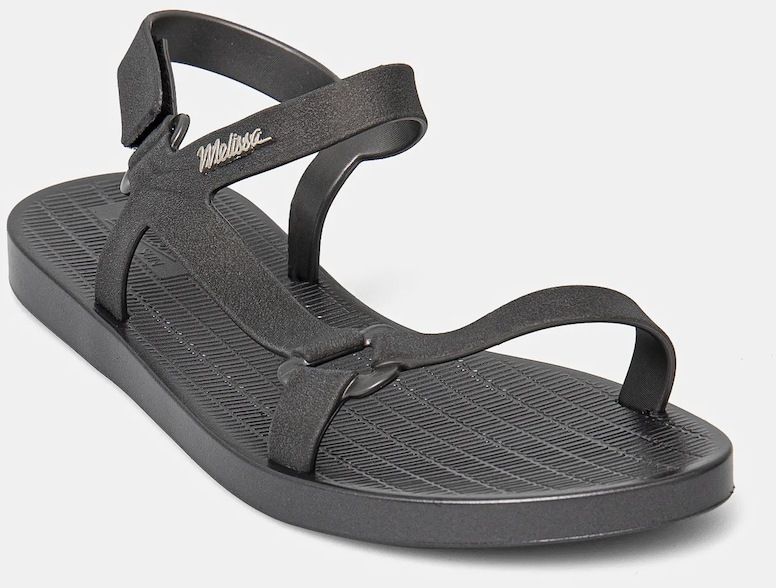Sandále Melissa MELISSA SUN DOWNTOWN METALLIC AD dámske, šedá farba, M.33640.54177