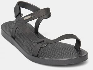 Sandále Melissa MELISSA SUN DOWNTOWN METALLIC AD dámske, šedá farba, M.33640.54177