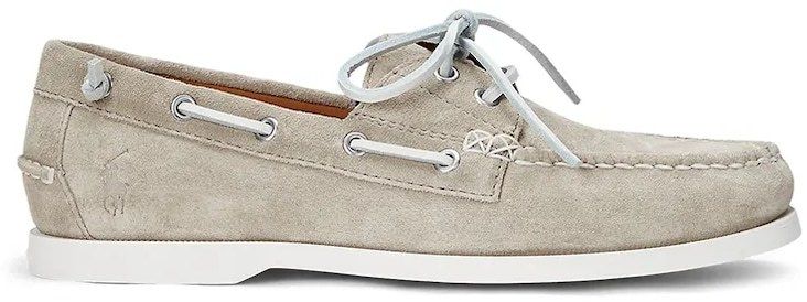 Semišové mokasíny Polo Ralph Lauren Merton Boat pánske, béžová farba, 803961291001