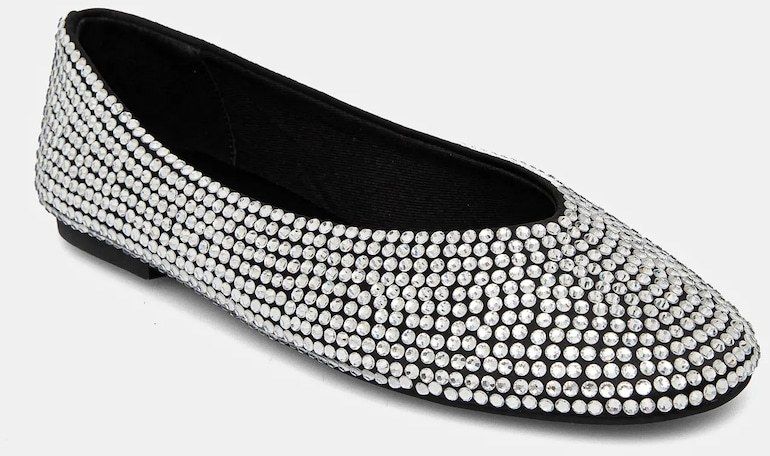 Baleríny Steve Madden Darts-R strieborná farba, SM11003623