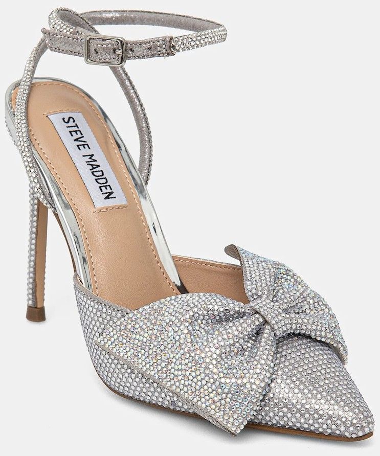 Lodičky Steve Madden Vincentia-R strieborná farba, SM11003650