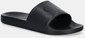 Šľapky Calvin Klein Jeans SLIDE AOP PRINT pánske, čierna farba, YM0YM01269