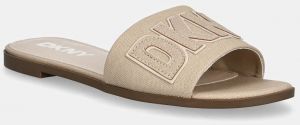 Šľapky Dkny Willow dámske, béžová farba, K1500528