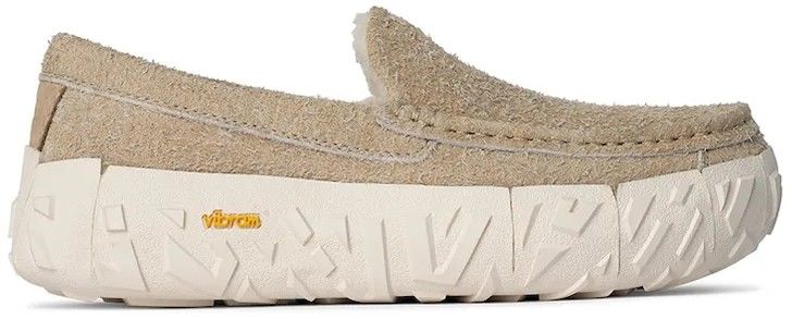 Semišové mokasíny UGG Ascot Wrap Tech pánske, béžová farba, 1167670-MDSD