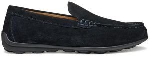 Semišové mokasíny Geox U SPHERICA EC16 pánske, tmavomodrá farba, U55HYA 00022 C4021