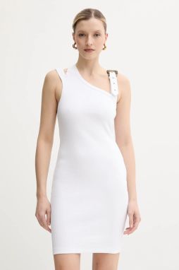 Šaty Versace Jeans Couture biela farba, mini, priliehavá, 78HAO9A3 J0004