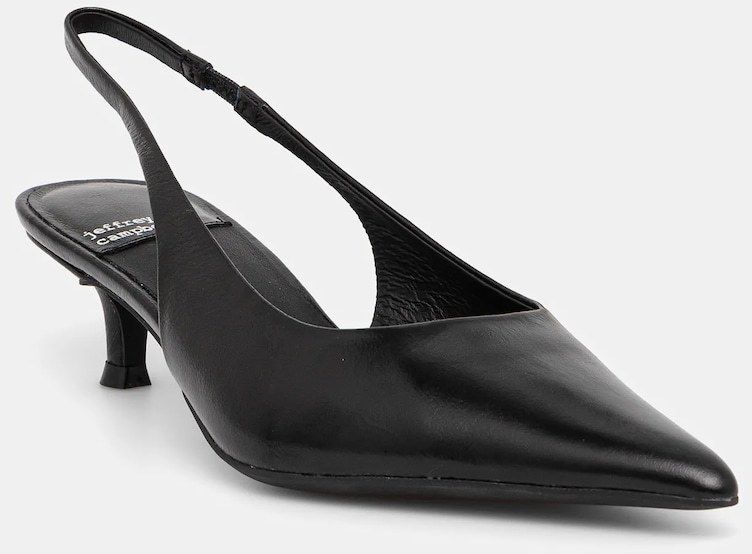 Kožené lodičky Jeffrey Campbell Persona čierna farba, JC-1256-1-11