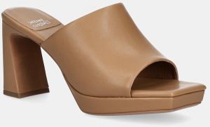 Šľapky Jeffrey Campbell Caviar dámske, béžová farba, na podpätku, JC-923-1-2