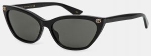 Slnečné okuliare Gucci dámske, čierna farba, GG1815S