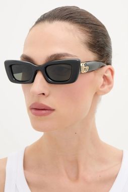 Slnečné okuliare Gucci dámske, čierna farba, GG1827S