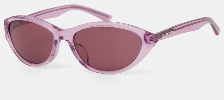 Slnečné okuliare Balenciaga dámske, ružová farba, BB0404SK