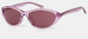 Slnečné okuliare Balenciaga dámske, ružová farba, BB0404SK