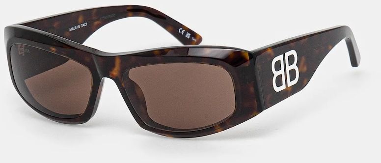 Slnečné okuliare Balenciaga dámske, oranžová farba, BB0395S