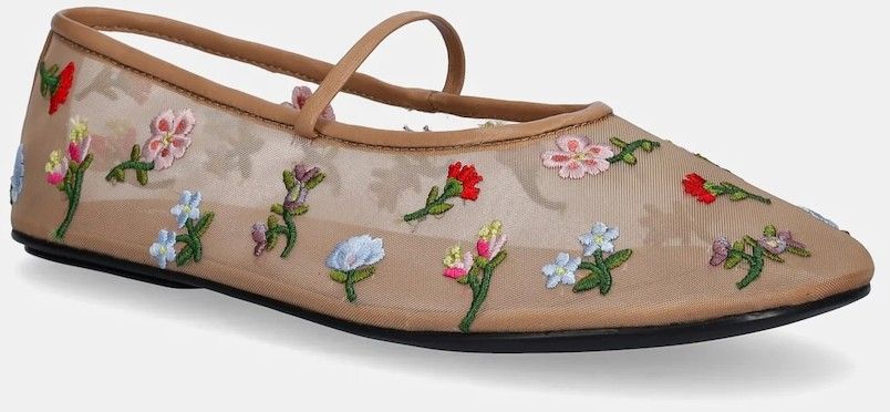 Baleríny Jeffrey Campbell Dancer-Emb béžová farba, JC-1305-4-1