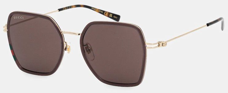 Slnečné okuliare Gucci dámske, zlatá farba, GG1850SA