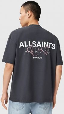Bavlnené tričko AllSaints AMORE pánske, biela farba, s potlačou, M010PC