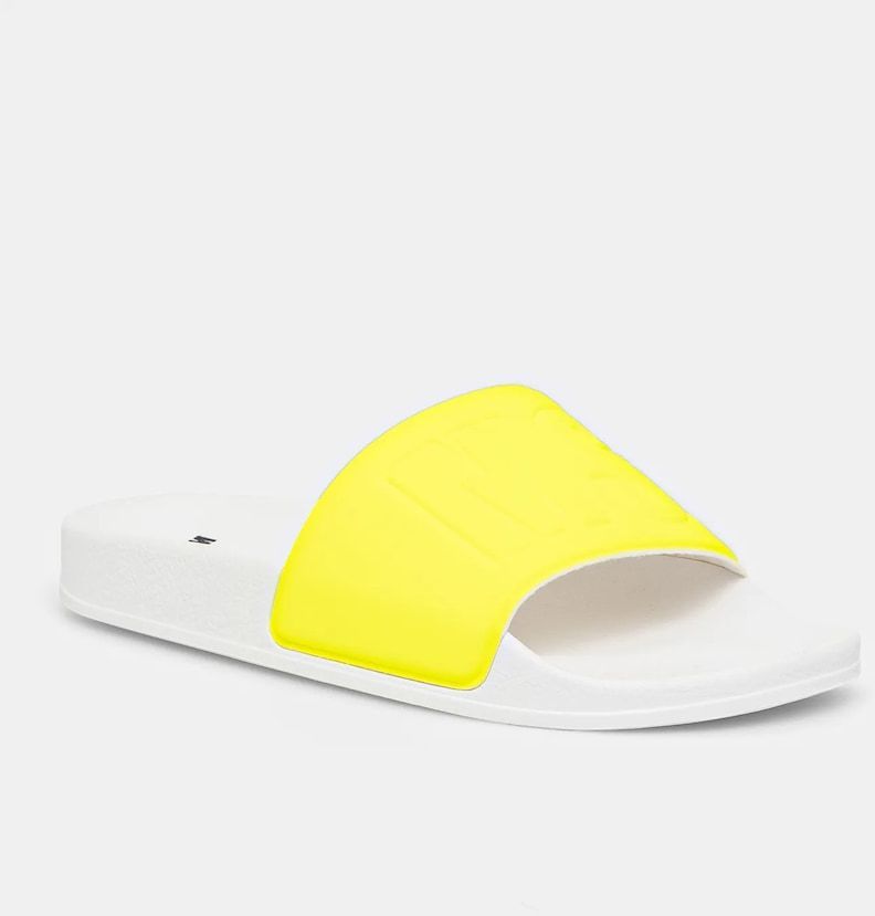 Šľapky MSGM pánske, biela farba, 3840MS209