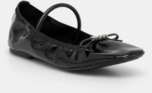 Baleríny Dkny Dale čierna farba, K1525268