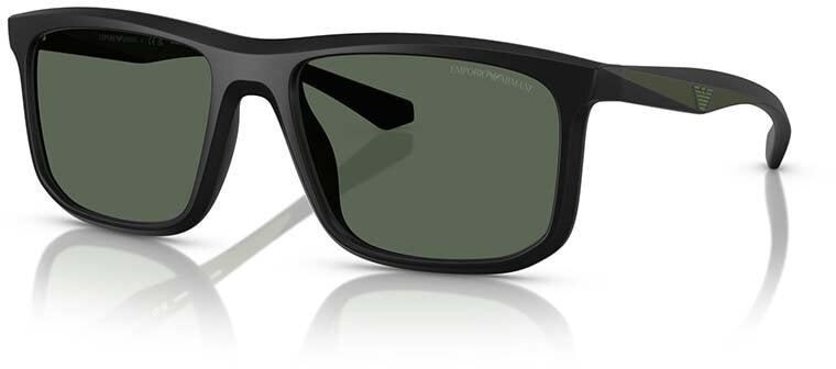Slnečné okuliare Emporio Armani pánske, čierna farba, 0EA4234U