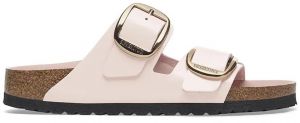 Kožené šľapky Birkenstock Arizona Big Buckle dámske, ružová farba, 1029392